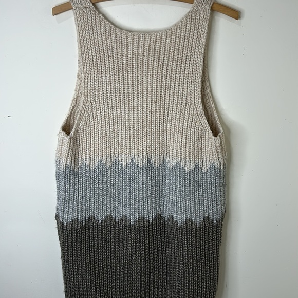 WILFRED FREE Karolin Knit Colorblock Sleeveless Knit Sweater Tunic Size Small - Picture 13 of 13